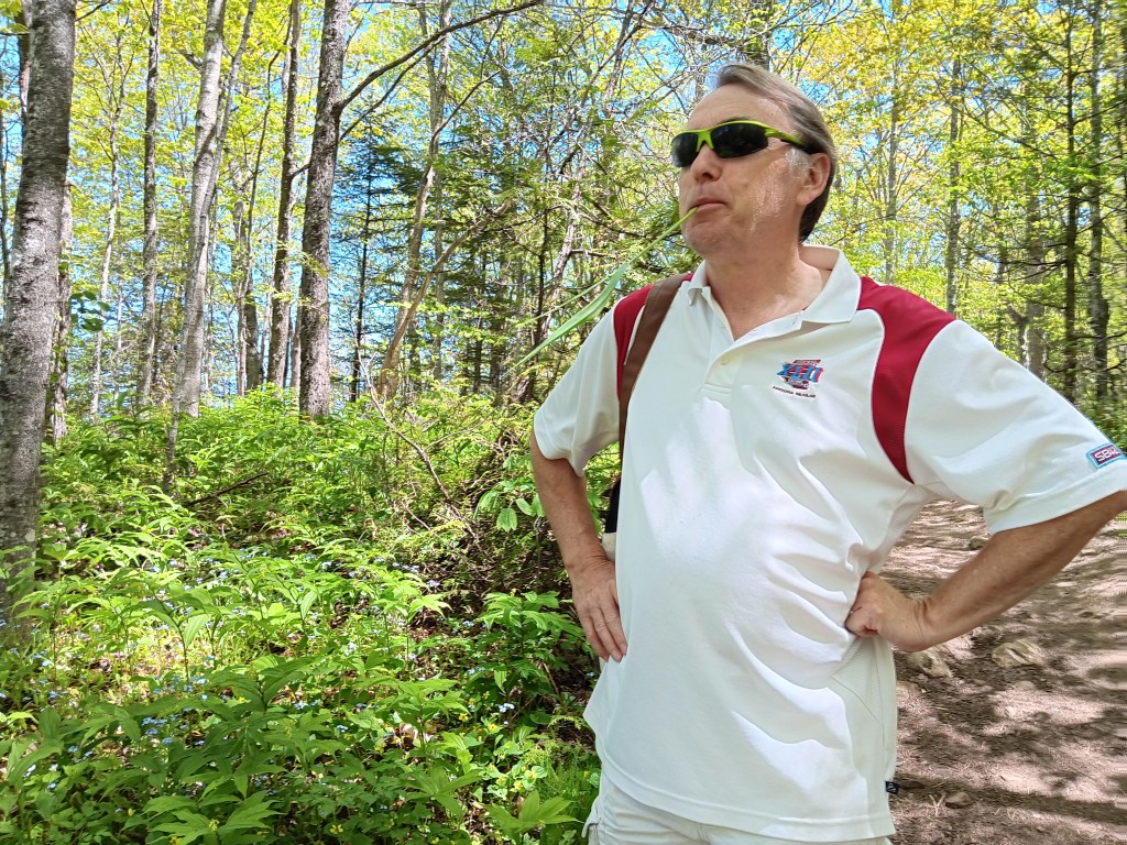Simon in Pictured Rocks forest