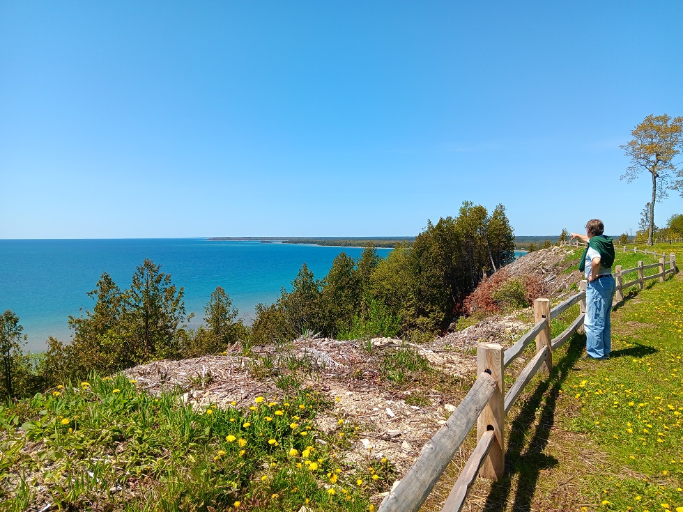 View of Mackinaw Straits from St. Ignace