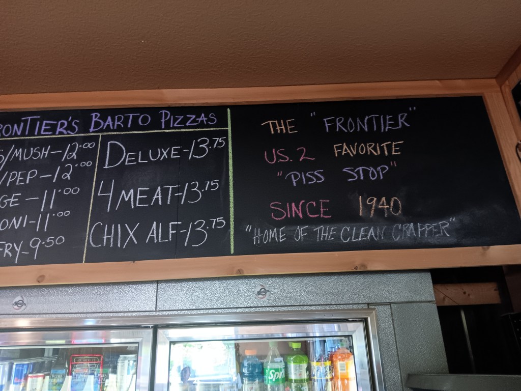 Frontier Bar sign