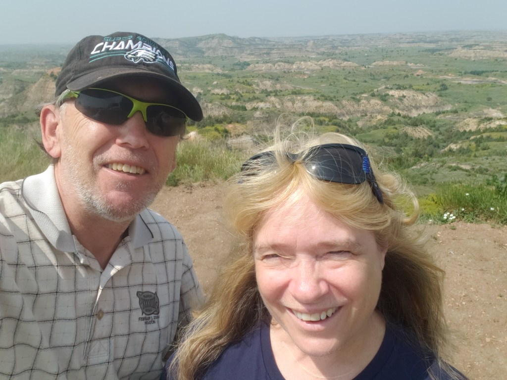 Theodore Roosevelt National Park South Unit selfie