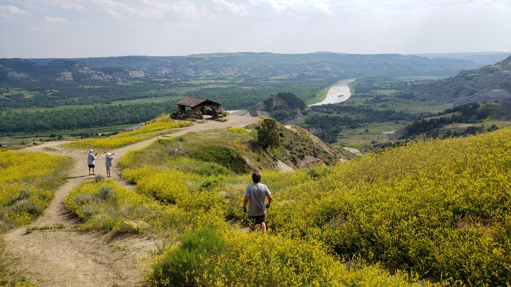 Theodore Roosevelt National Park South Unit  long view