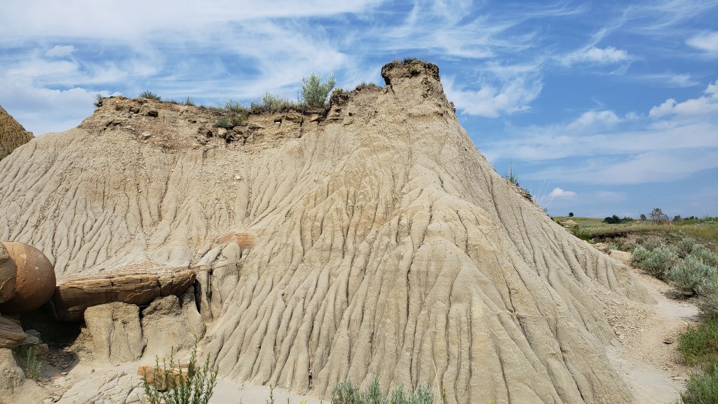 Theodore Roosevelt National Park North Unit melting rocks