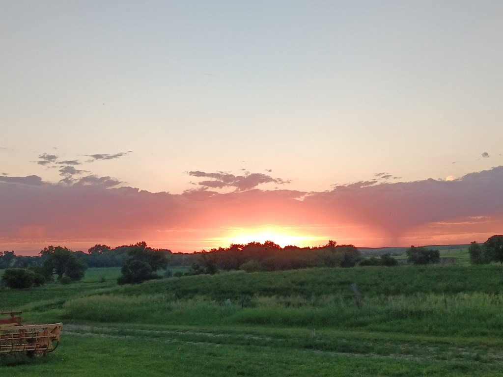 Belle Valley Ancient Grains sunset