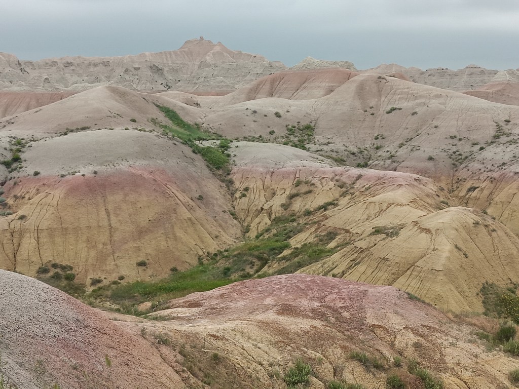 Badlands National Park yellow mounds