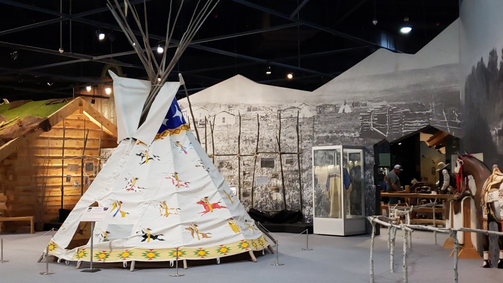 the journey museum tipi exhibit